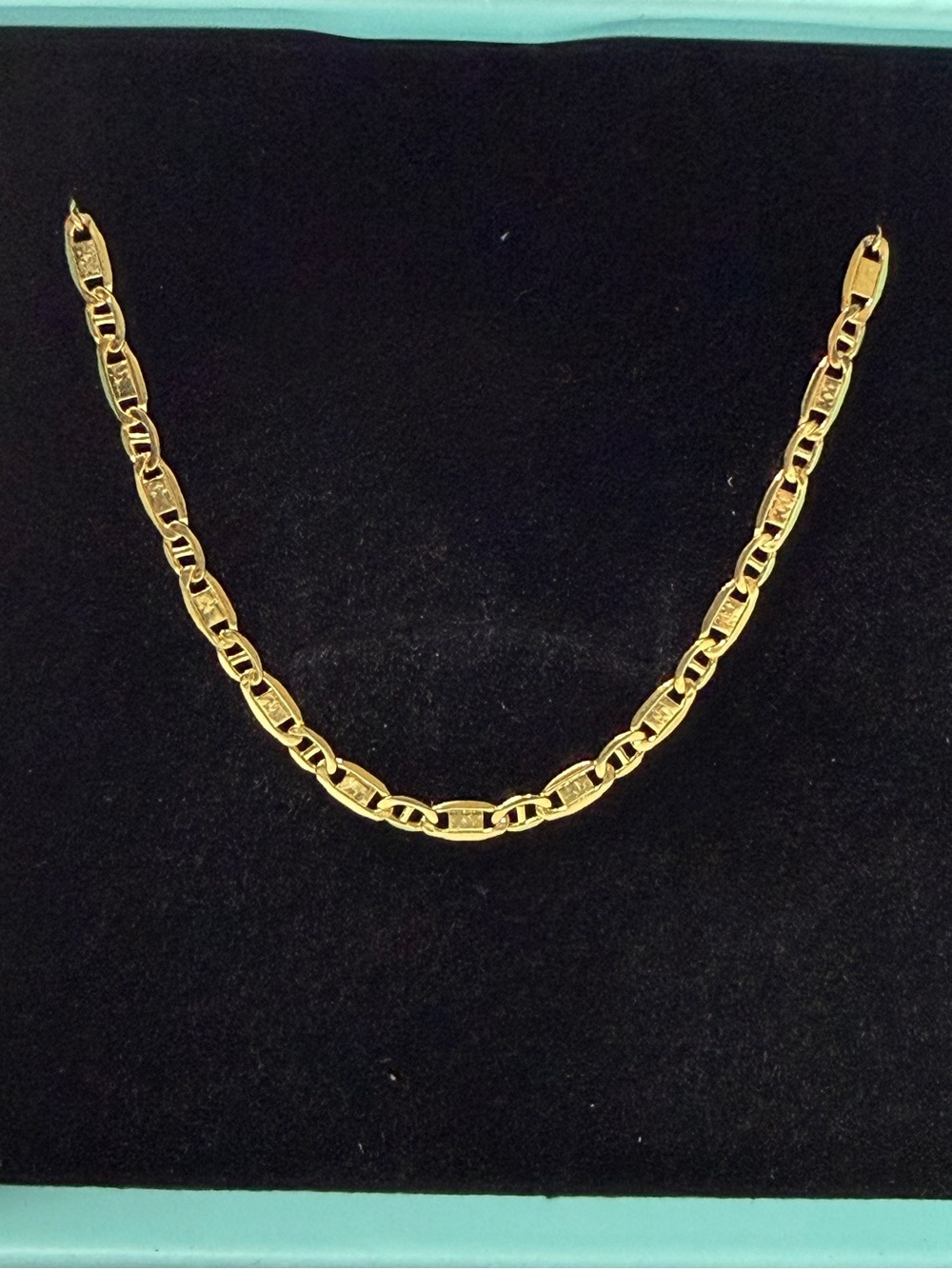 10k Gold Valentino Link Bracelet